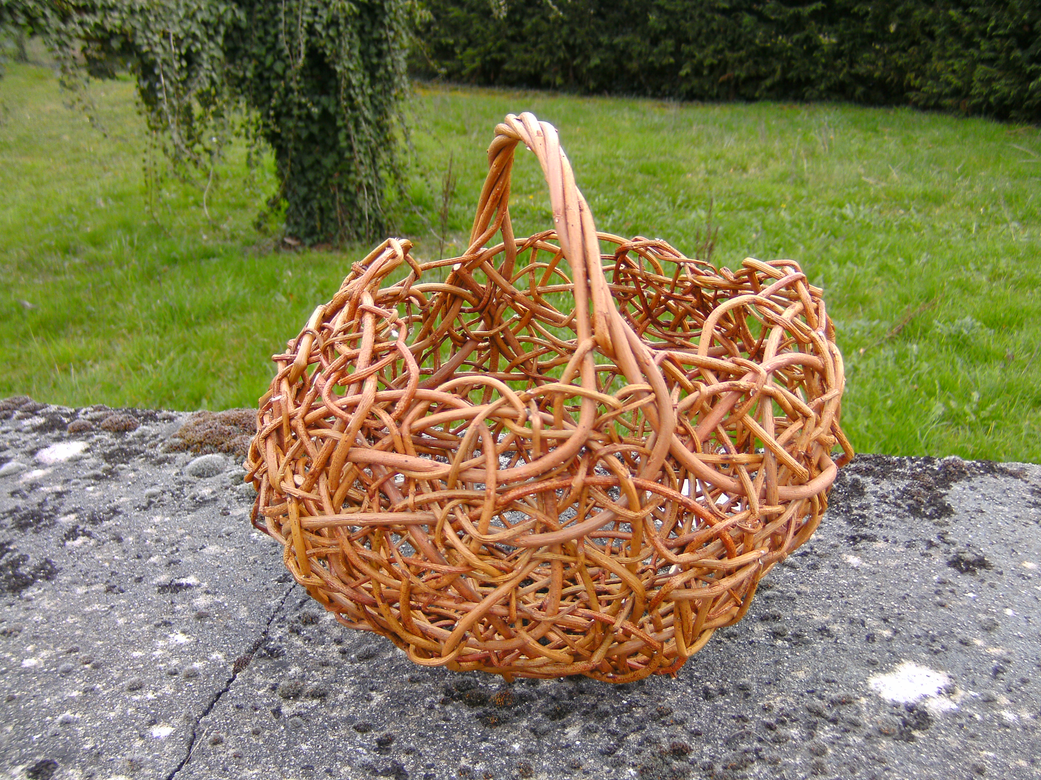 Panier en entrelacs